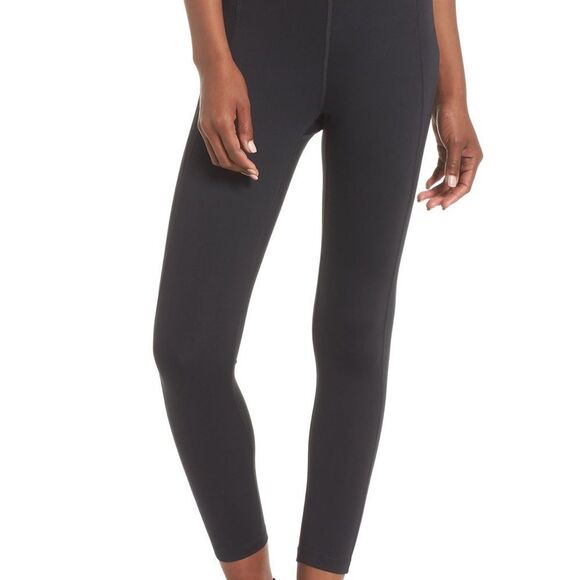 Girlfriend Collective Black High-Rise Leggings - Picture 1 of 5